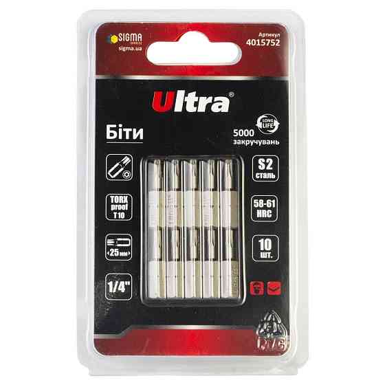 Биты TORX-proof 10×25мм ¼