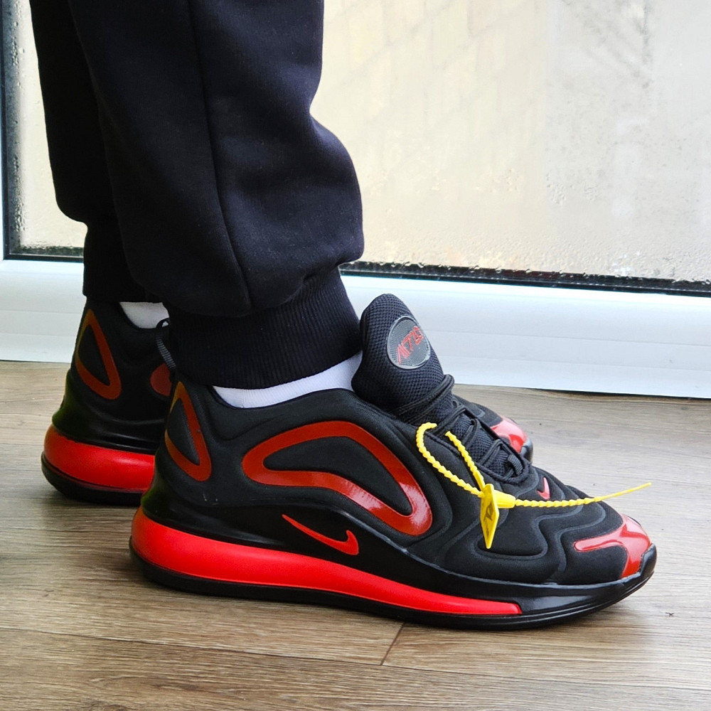 Кроссовки Nike 720 Черные и Красные Женские с Амортизацией Найк (размеры: 37) Видео Обзор Днепр - изображение 9