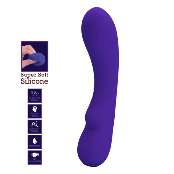 УЦІНКА - Вібратор, що перезаряджається PRETTY LOVE - Matt Purple, DIS-BI-014667-3 Sex Aura Київ
