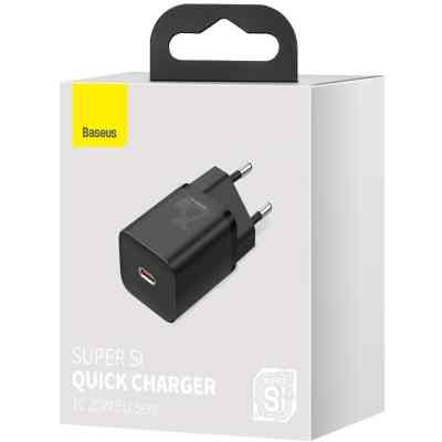 Зарядний пристрій Baseus Super Si Quick Charger 1C 25W Black (CCSP020101) Вінниця