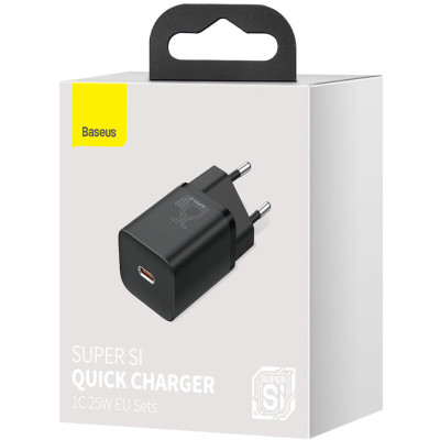 Зарядное устройство Baseus Super Si Quick Charger 1C 25W Black (CCSP020101) Винница - изображение 5