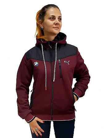 Женская трикотажная куртка-кофта на меху Puma Thumbnail 1 of BMW ,оригинал 42 Киев