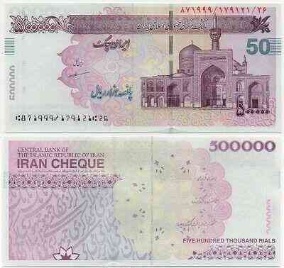Iran Іран - 500000 Rials Cheque 2002 - 2013 UNC Полтава