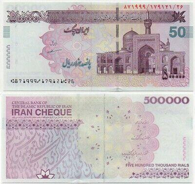 Iran Иран - 500000 Rials Cheque 2002 - 2013 UNC Полтава - изображение 1