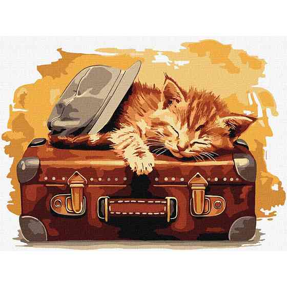 Картина за номерами "Готовий до подорожі" KHO6613 30х40 см Вінниця