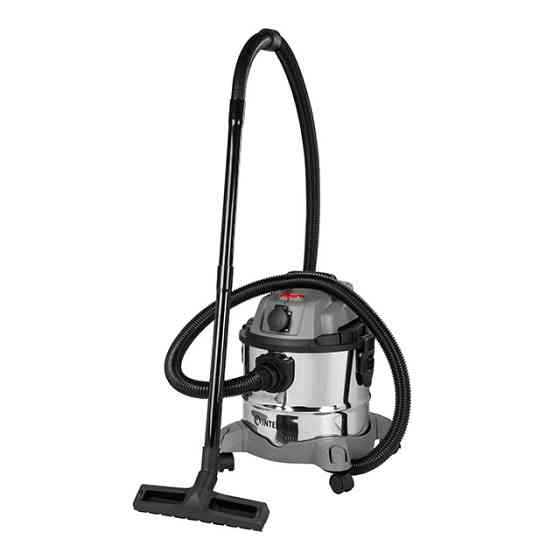 Пилосос INTERTOOL DT-1025, 1,4 кВт, >17 кПа, бак 20 л , розетка, HEPA фільтр, шланг 3 м - з металевим корпусом Львів