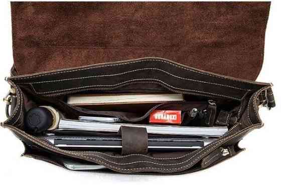 Портфель чоловічий зі шкіри Vintage 14774 Коричневий Київ