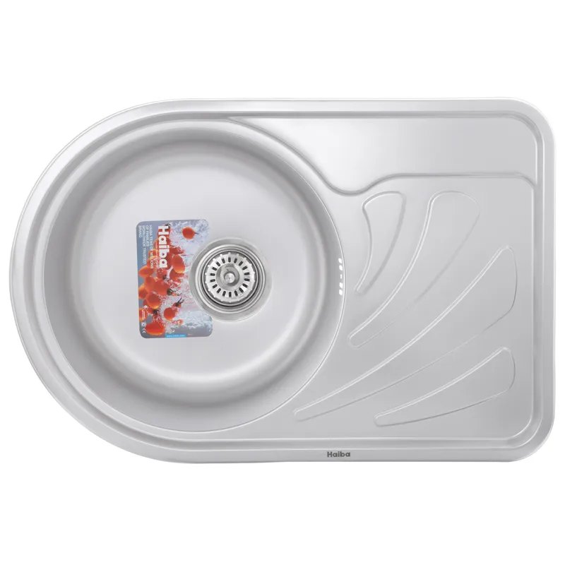 Мийка кухонна HAIBA 67x44 (satin) (HB0649) Киев - изображение 1