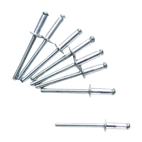 Заклепка алюмінієва витяжна 4,0*14мм 50шт СИЛА Житомир - фото 1