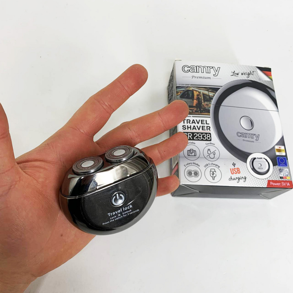 Бритва сітчаста професійна Camry, Універсальна акумуляторна електробритва, Портативна професійна бритва VK-28 Львів - фото 10