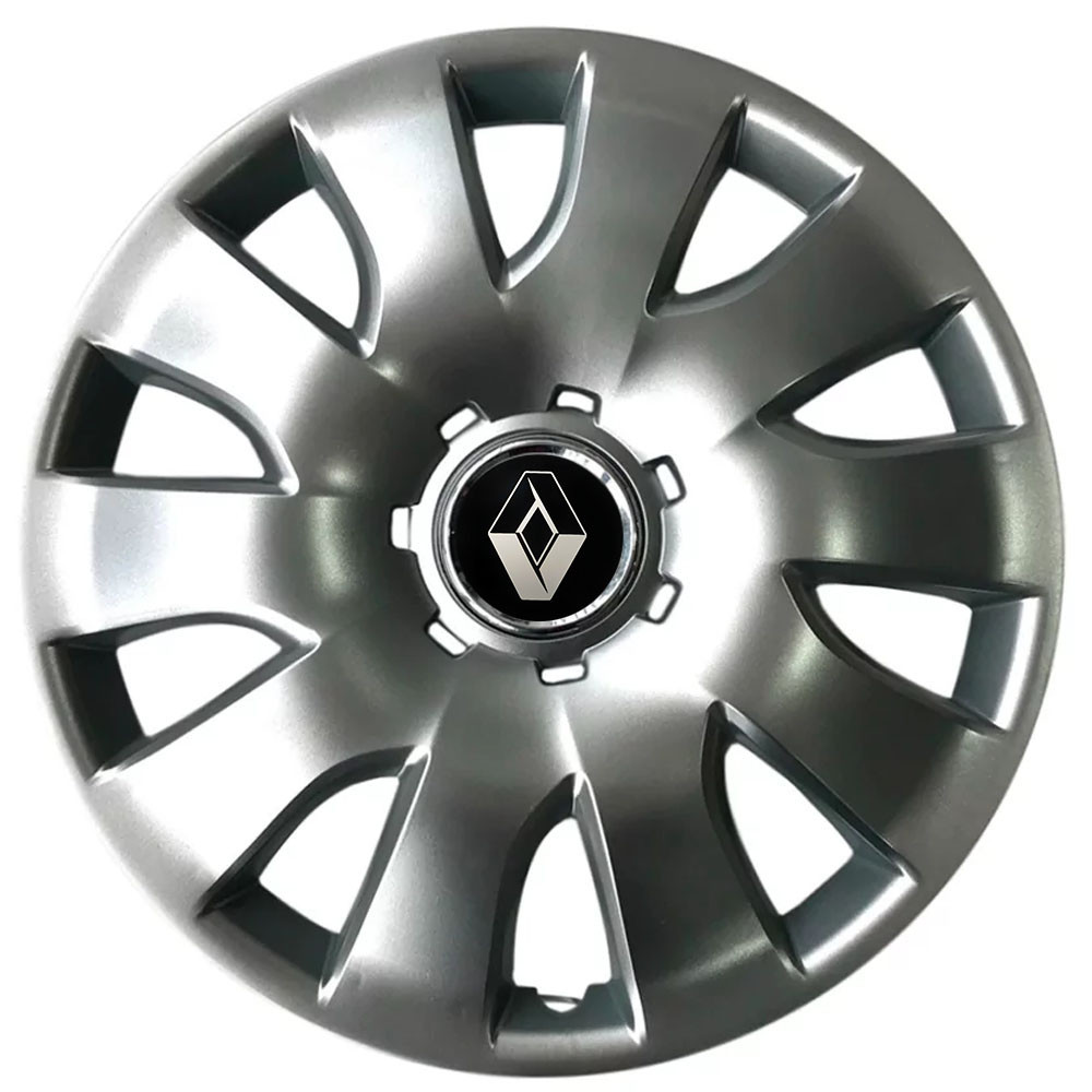 Автомобільні модельні ковпаки R16 Renault 425 4шт, SJS, сріблясті Київ - фото 1