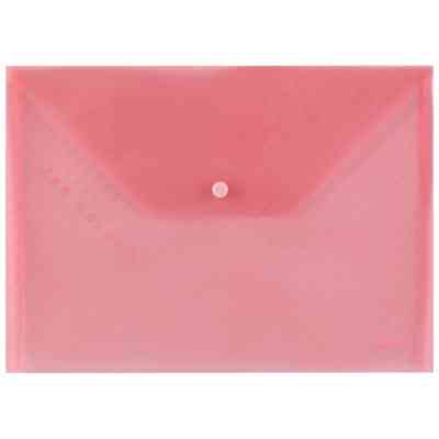 Папка - конверт Comix А4, прозрачная красная (FOLD-COM-C330-R) Винница