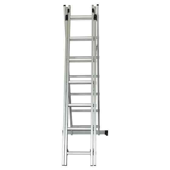 Драбина розкладна універсальна 3×7 щаблів 4.25 м SIGMA (5032314) Київ