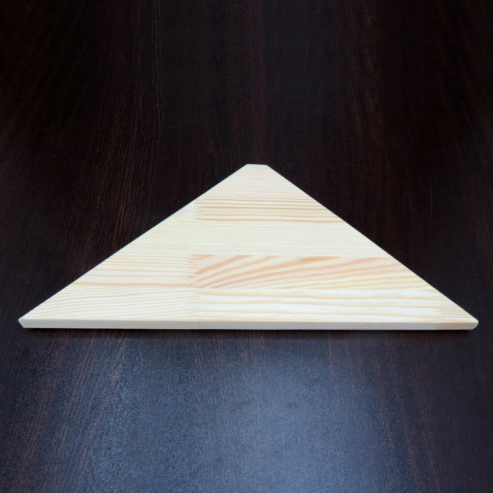 Угловая настенная полка 