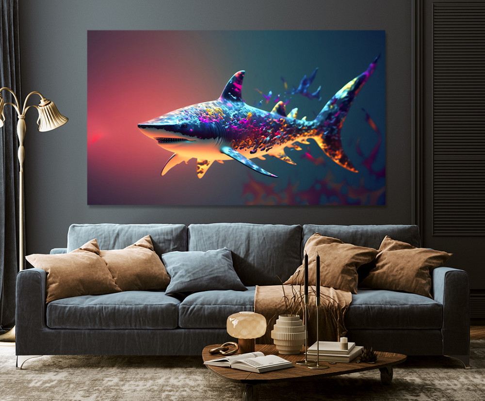 Картина холст в гостиную / спальню  Арт-Акула      MLP_57 40x80 см Киев - изображение 3