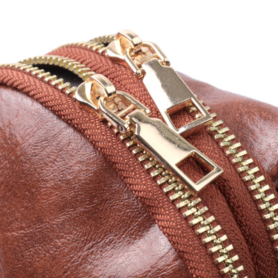 Сумка Vintage Компактна жіноча через плече на два відділення з екошкіри Коричнева (22783) Вінниця - фото 10