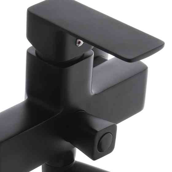 Черный ваннный смеситель Haiba Kubus 006 HB3931 Харьков