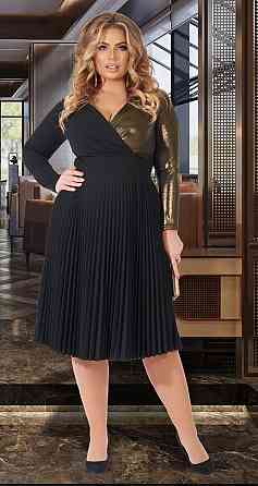 Красиве вечірнє плаття великого розміру плісе (50) Київ