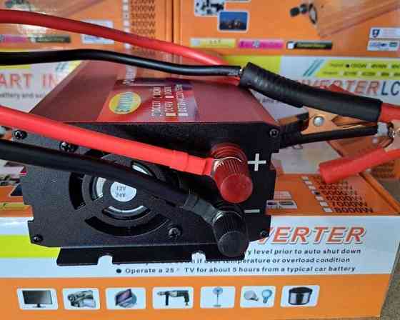 Инвертор 5000W Перетворювач 12-24V 220V з дисплеєм. Київ