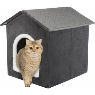 Домик для животных Trixie Ливия 38х41х44 см темно-серый (4057589379115) Винница - изображение 7