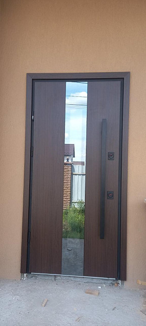 Двери уличные со стеклопакетом, STRAJ Proof, модель Vega Maxi , vin дуб 23 , замки Mottura DP58-170 Киев - изображение 3