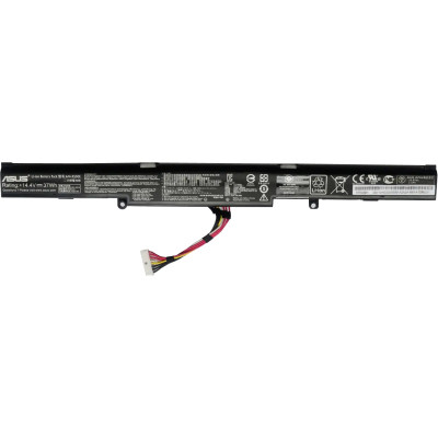 Акумулятор до ноутбука ASUS X450J A41-X550E, 37Wh (2500mAh), 4cell, 14.4V, Li-ion, black (A47765) Вінниця - фото 1