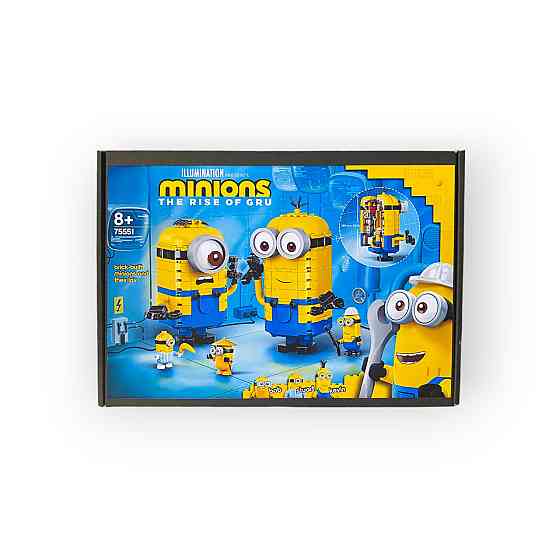 Конструктор Minions Фигурки миньонов и их дом (75551), 876 деталей совместимый с Lego лего Запорожье