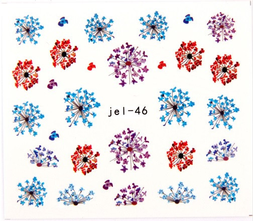 Наклейка на нігті "Кульбабки" Київ - фото 1