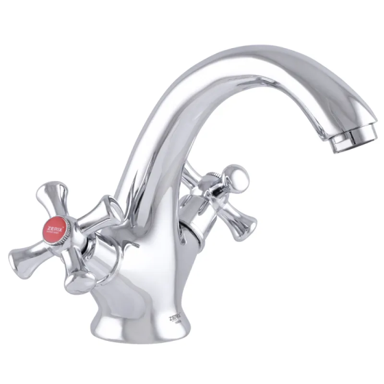 Змішувач для умивальника Zerix JAP 827 з зручною системою керування водою Харків