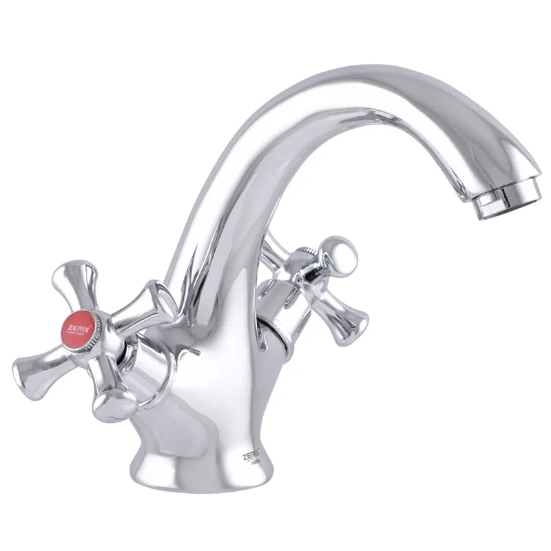 Змішувач для умивальника Zerix JAP 827 з зручною системою керування водою Харків - фото 1