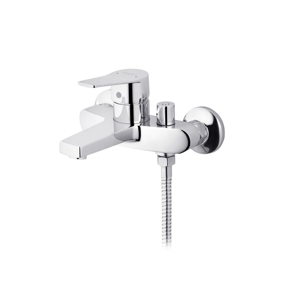 Змішувач для ванни Kroner KRP Enzo - C060 з душовим гарнітуром, хром Київ - фото 6