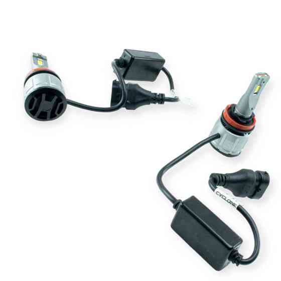 Автолампа LED H8, H9, H11, H16 12V Type 38 60W 6000K 14000L радіатор та обманка Мукачево