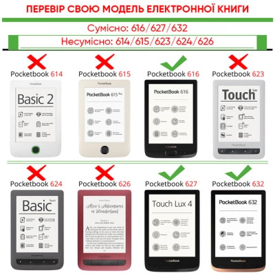 Чехол для электронной книги AirOn Premium PocketBook 616/627/632 picture 7 Almond Tree (4821784622224) Винница - изображение 8