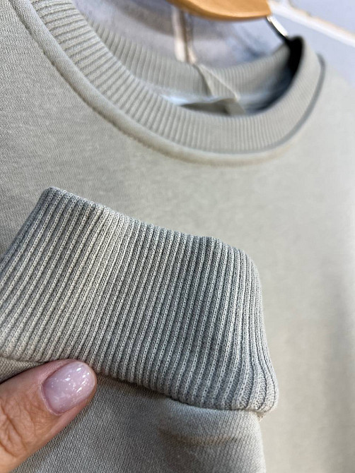 Світшот жіночий Pepper&mint 24-14 базовий простий подовжений оверсайз темно бежевий, темно-бежевий, S Київ - фото 5