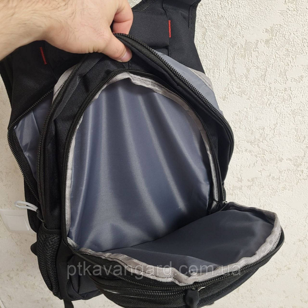 Рюкзак школьный подростковый 35х20х42см (3 отделения, 3 кармана, на молнии, в пакете) 3 вида Хмельницкий - изображение 6