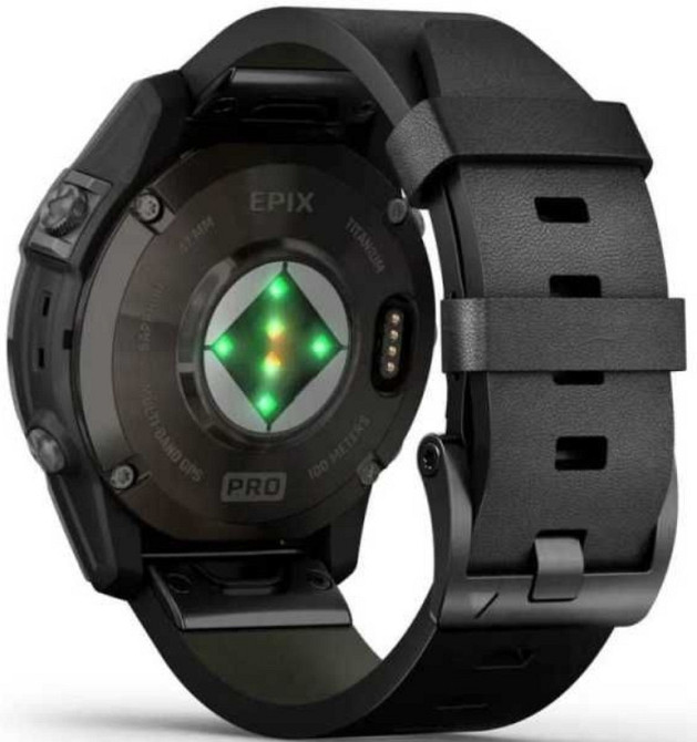 СМАРТ - Часы: Garmin Epix Pro Gen 2 Sapphire 47mm. Garbon Tit Leather.• НОВІ • запечатані смарт- годинники Киев - изображение 4