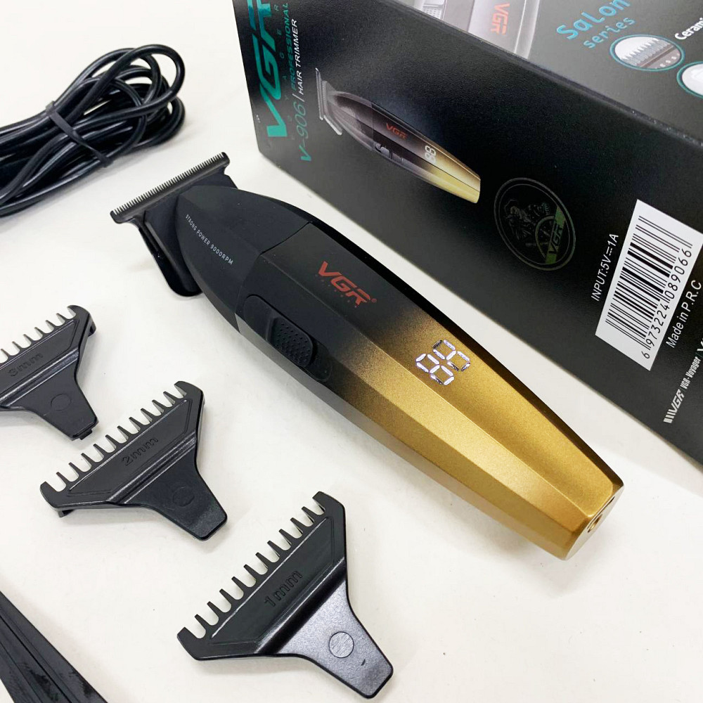 Бездротовий професійний тример для чоловічої стрижки VGR Машинка для стрижки волосся професіоналів DG-81 Львів - фото 6
