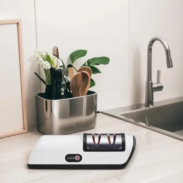 Электроточилка для ножей и ножниц электрическая с аккумулятором White Коломия - фото 6