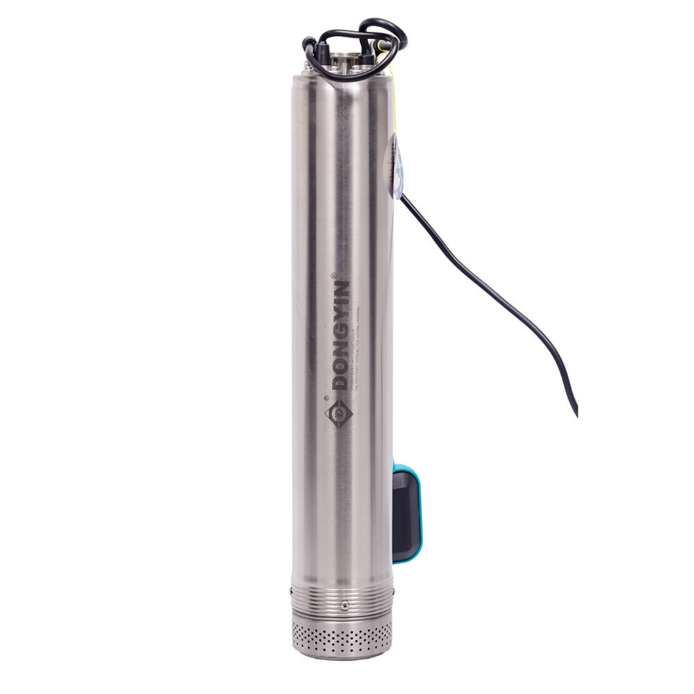 Насос з нижнім забором води 0.75кВт H 71(52)м Q 55(33)л/хв Ø100мм+поплавок DONGYIN 4SNM2/10 (777354) Рівне - фото 7