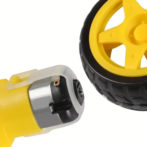 Мотор-редуктор с колесом 6.6 см для роботов Arduino Киев