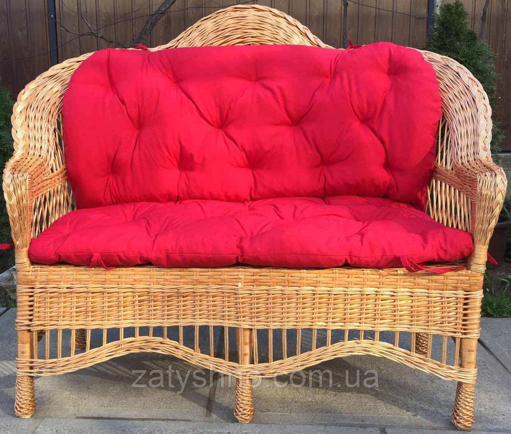 Диван плетений з накидкою великий Київ - фото 5