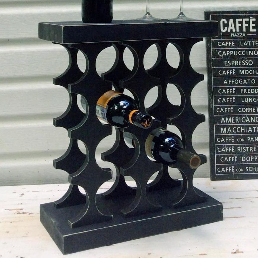 Настольная винная полка 