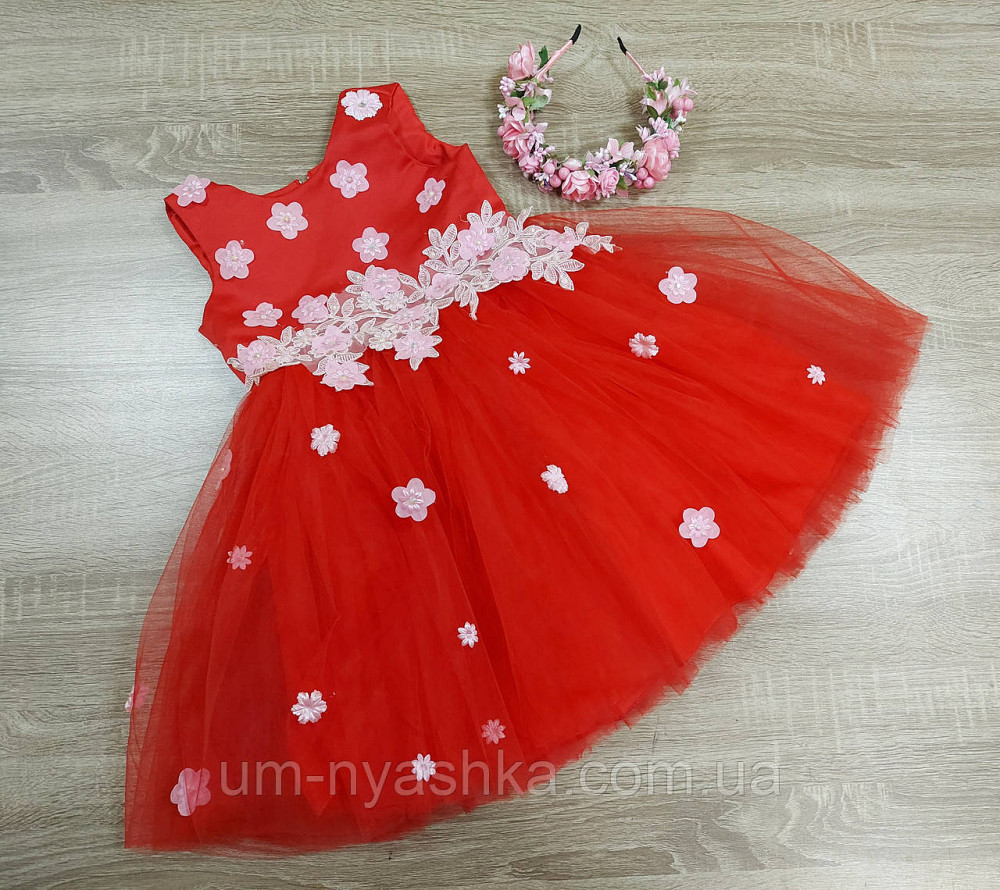 Пишне ошатне плаття з квітами Кривий Ріг - фото 2