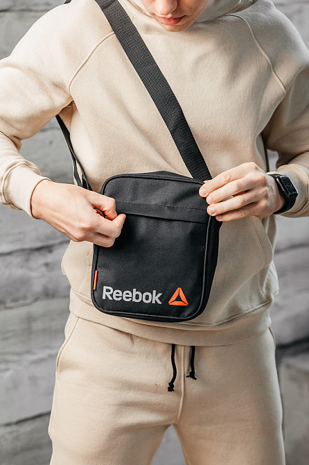 Барстека Reebok, чоловічий сумка через плече, Текстова барсетка на три відділення, Брендова сумкаMasterSem Київ - фото 8