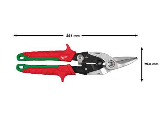 Набір ножиць по металу MILWAUKEE, (3шт) (прямий / правий / лівий різ) Одесса