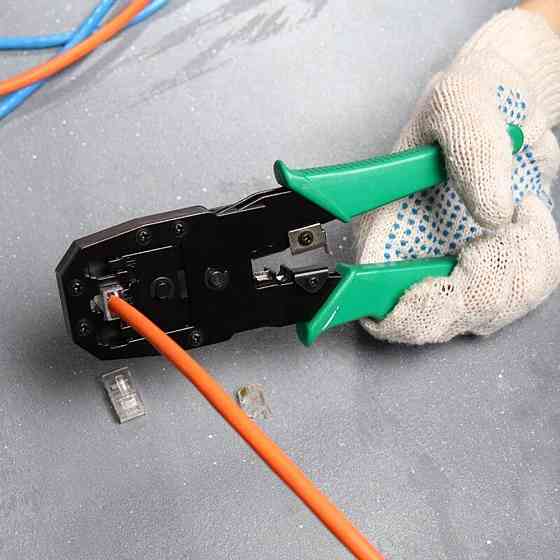 Обжимний інструмент для RJ45/RJ11/RJ12 стриппер Київ