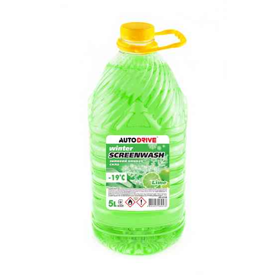 Омивач скла AutoDrive -19°С зимовий Lime готовий 5л Львів