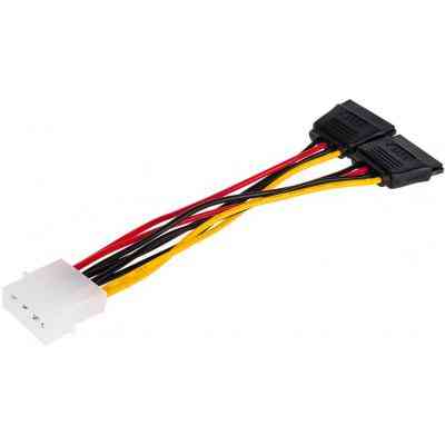 Кабель питания Molex to 2xSATA 0.2m Atcom (16148) Винница