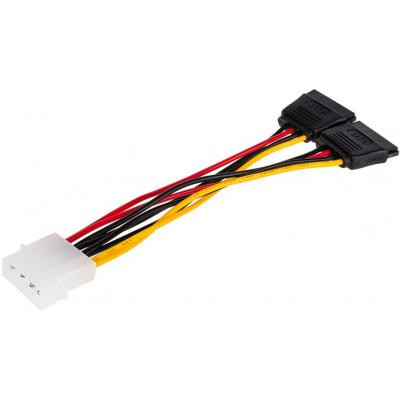 Кабель питания Molex to 2xSATA 0.2m Atcom (16148) Винница - изображение 2