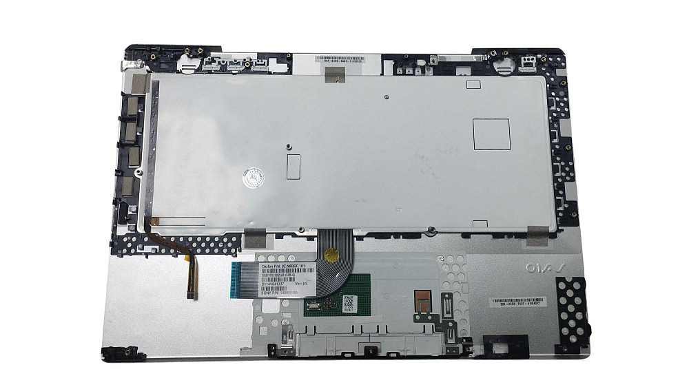 Клавиатура для ноутбука Sony Vaio (VPC-SB) Silver, (Silver TopCase), RU (for fingerprint reader) Винница - изображение 2
